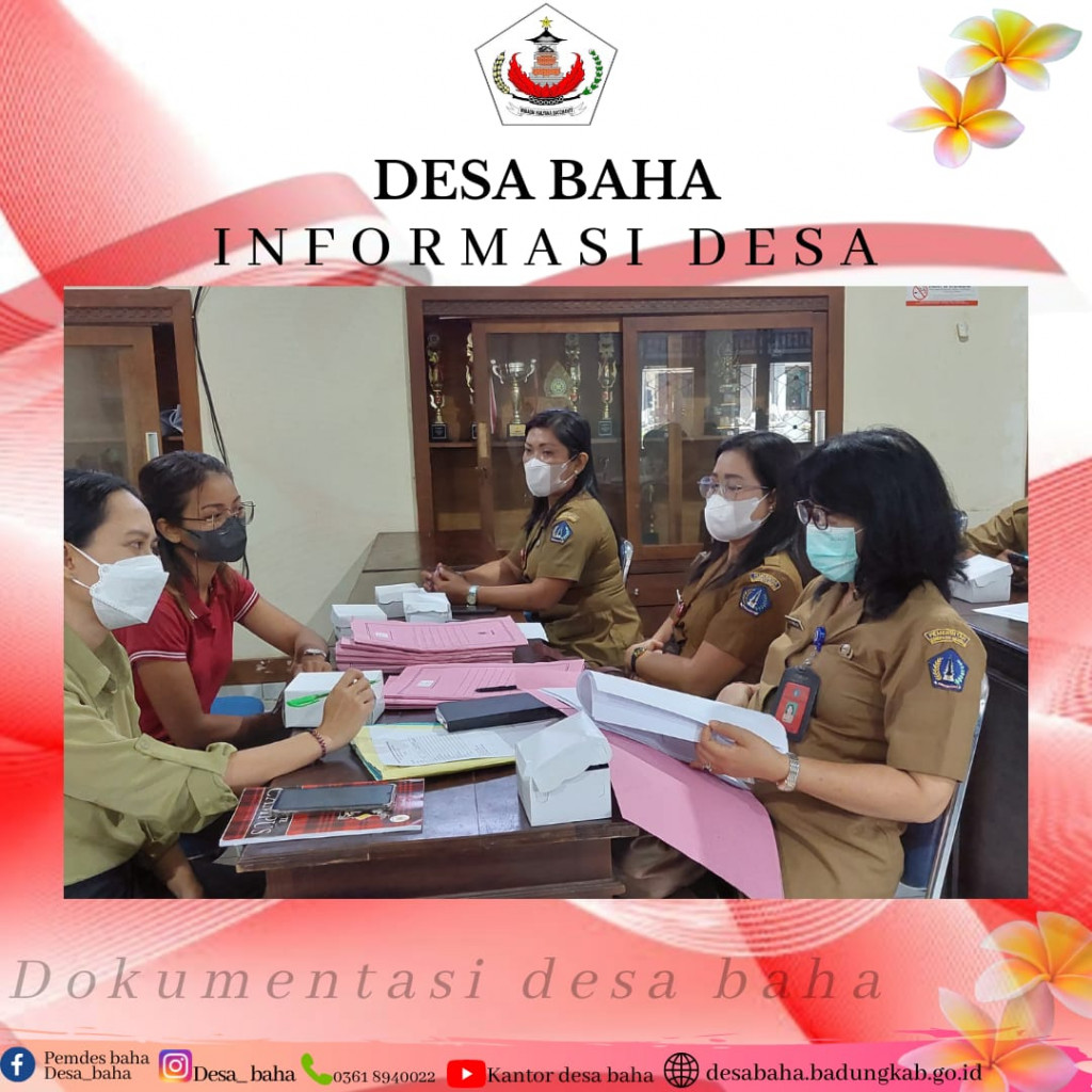 Senin, 11 Juli 2022 Pembinaan Kader Pembangunan Manusia di Desa Baha, Kec. Mengwi